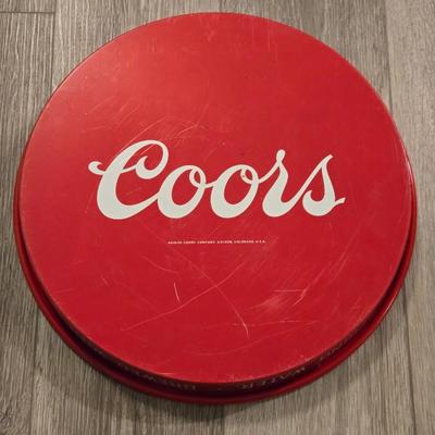 Vintage Metal Coors Tray