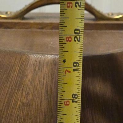 Vintage Hanging Wood Barrel Bar