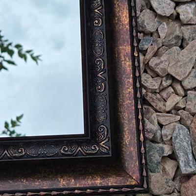 Bronze Resin Frame Mirror