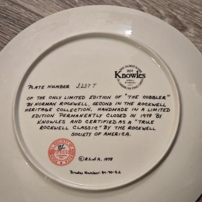 Norman Rockwell Plate
