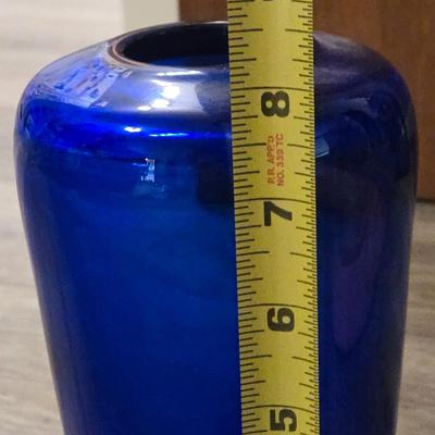 Cobalt Blue Glass Vase