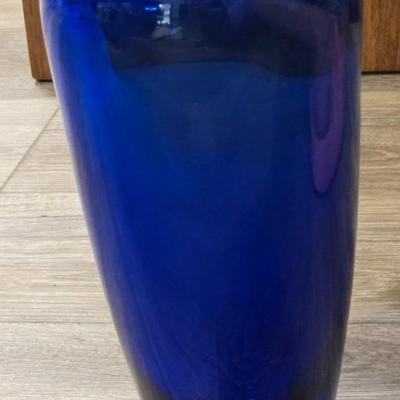 Cobalt Blue Glass Vase