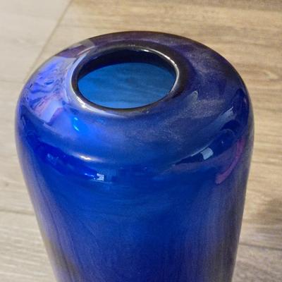 Cobalt Blue Glass Vase