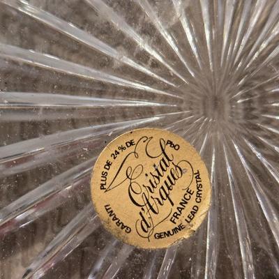 Crystal Bowl with Origin Label