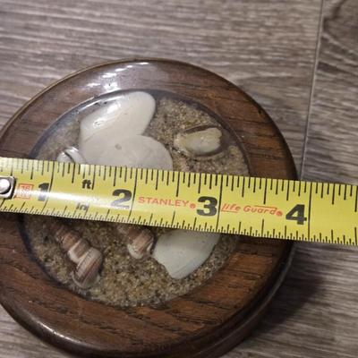 Wood and Seashells Trinket Box
