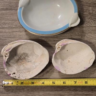 Shell Soapdish and 2 Shells
