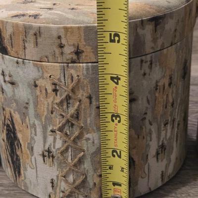 Cloth Covered Metal Wildlife Boxes