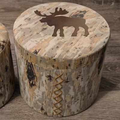 Cloth Covered Metal Wildlife Boxes