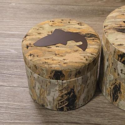 Cloth Covered Metal Wildlife Boxes