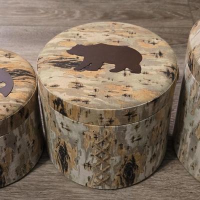 Cloth Covered Metal Wildlife Boxes