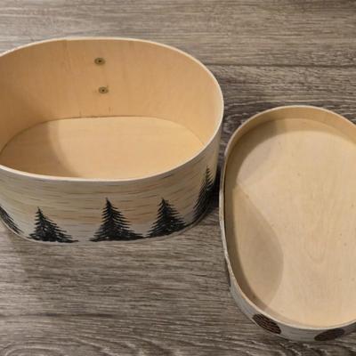 Handpainted Moose Box