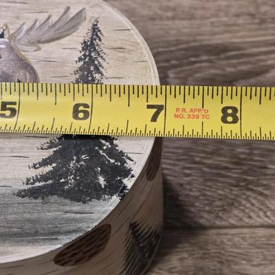 Handpainted Moose Box