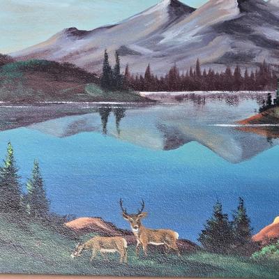 Mountain Scene Original Painting