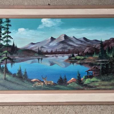 Mountain Scene Original Painting