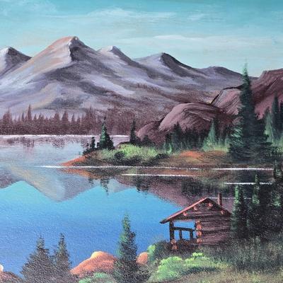Mountain Scene Original Painting