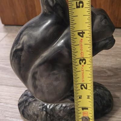 Stone Carved Squirrel