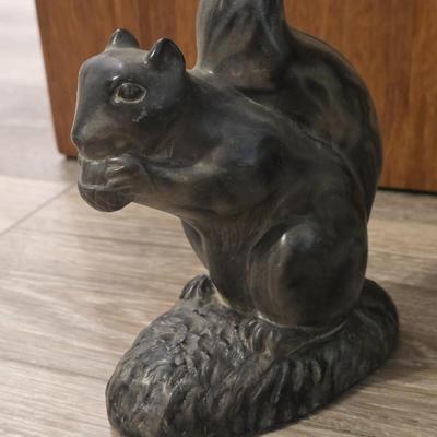 Stone Carved Squirrel