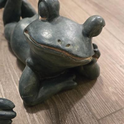(2) Garden Frogs