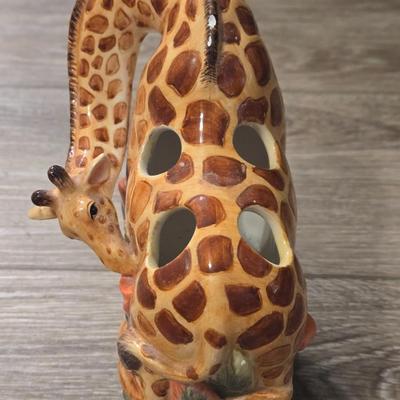 Ceramic Giraffe Toothbrush Holder
