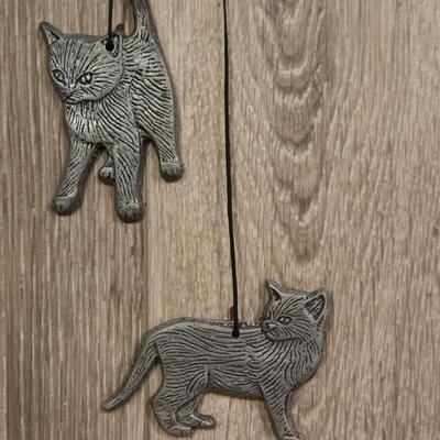 Metal Cat Windchime