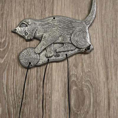 Metal Cat Windchime