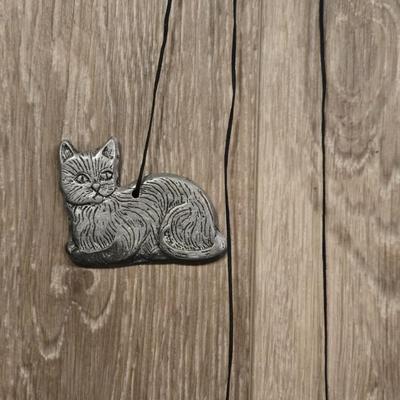 Metal Cat Windchime