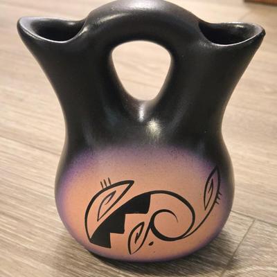 Navajo Wedding Vase - Signed