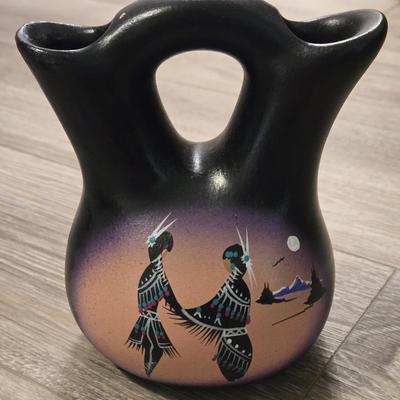 Navajo Wedding Vase - Signed