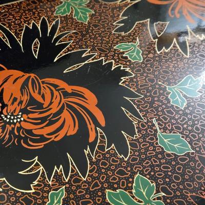 Mid Century Chrysanthemum Trays