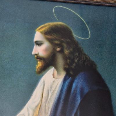 Vintage Jesus Lithograph