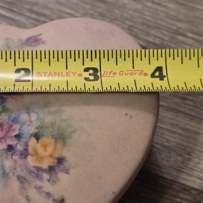 Heart Ceramic Trinket Box