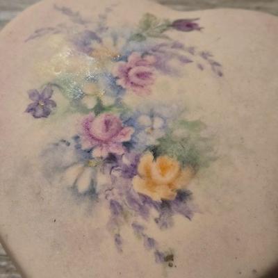 Heart Ceramic Trinket Box