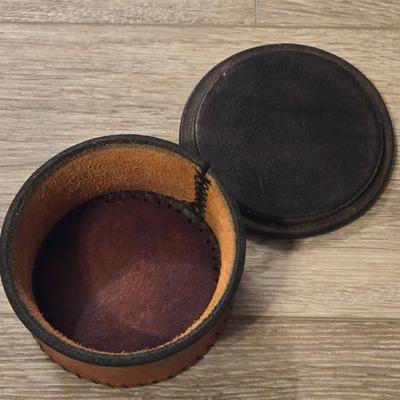 Leather Trinket Box