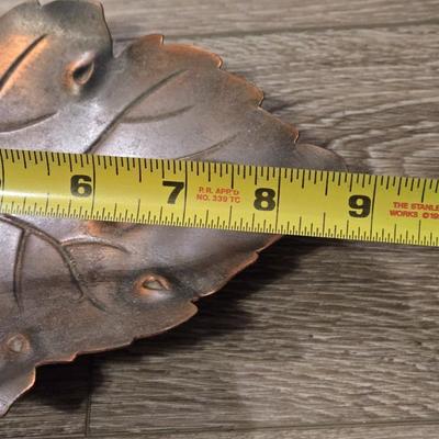 Copper Leaf Small Tray