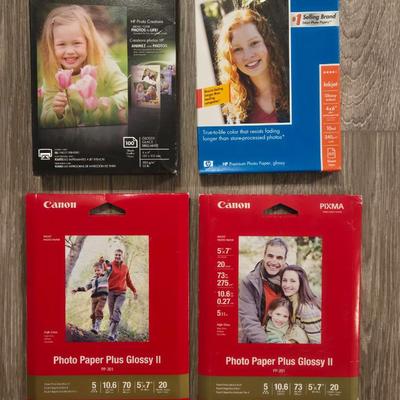 (4) New Packs of Photo Paper