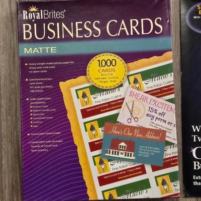 Business Card Paper and Greeting Card Paper
