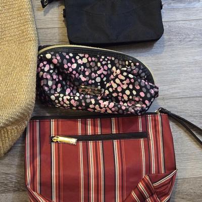 Tote and Cosmetic Bags Lot
