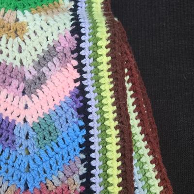 Multicolored Afghan Blanket