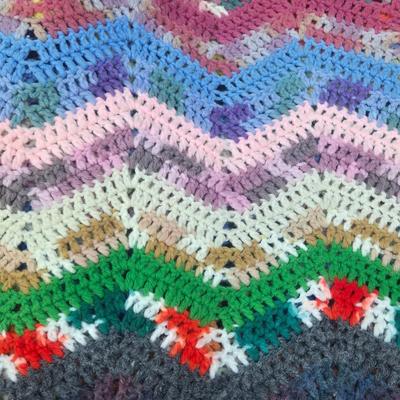 Multicolored Afghan Blanket