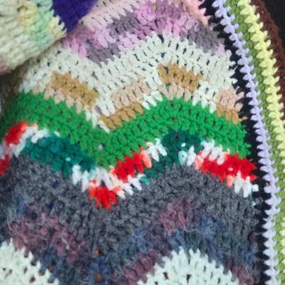 Multicolored Afghan Blanket