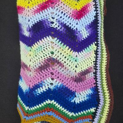 Multicolored Afghan Blanket