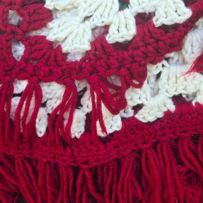 Rose Decor Afghan Blanket