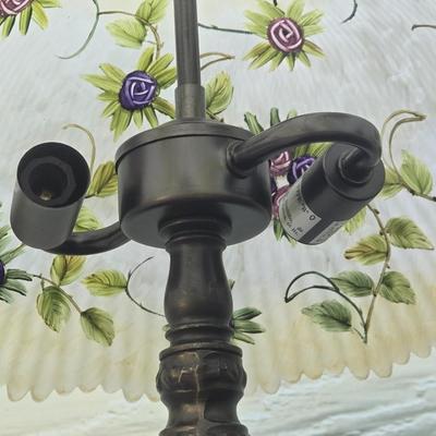 Glass Shade Double Ballis Lamp