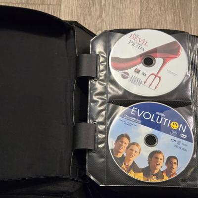 Case Filled with DVDs