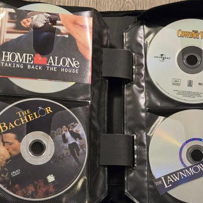 Case Filled with DVDs