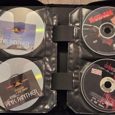 Case Filled with DVDs