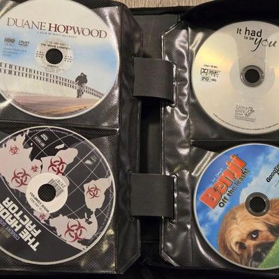 Case Filled with DVDs