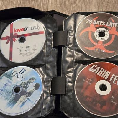 Case Filled with DVDs