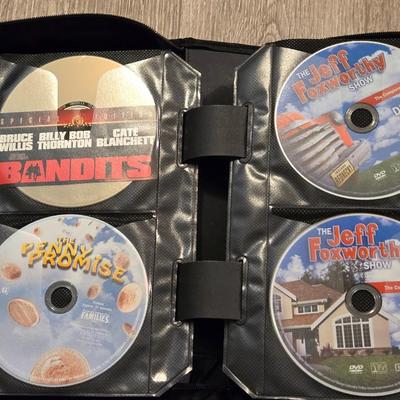 Case Filled with DVDs
