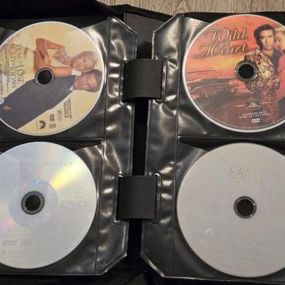 Case Filled with DVDs